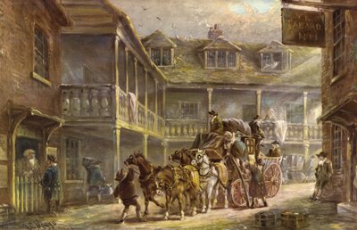 The Tabard Inn, Soutwark, Londres de J.C. Maggs
